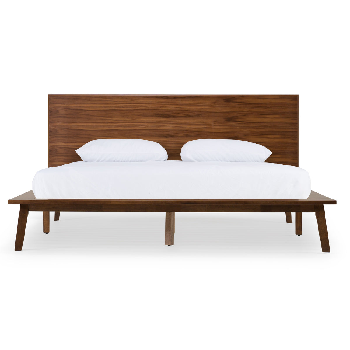 Carmen Mid-Century Modern Walnut Bed by VIG Furniture - View 1
