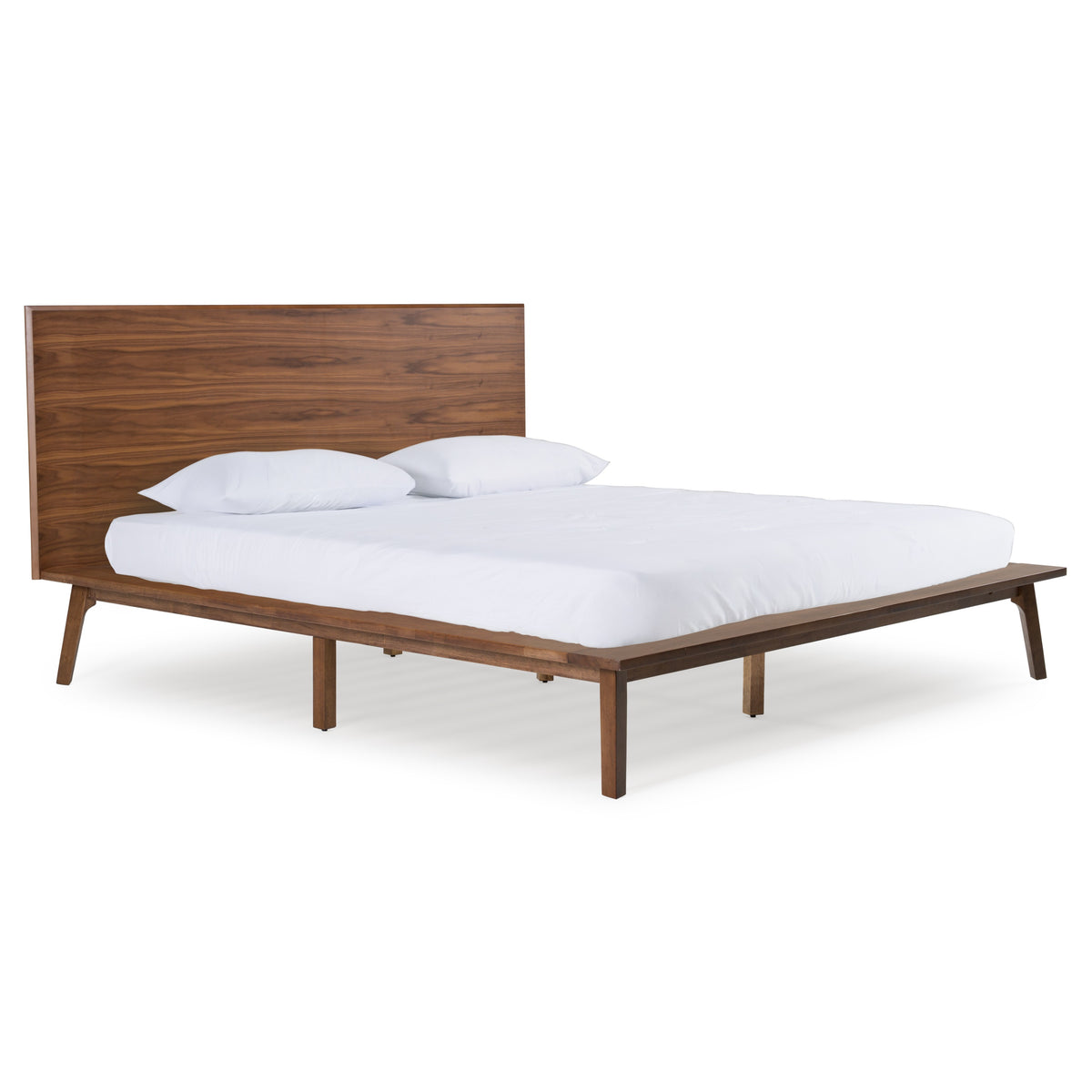Carmen Mid-Century Modern Walnut Bed by VIG Furniture - View 2