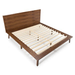 Carmen Mid-Century Modern Walnut Bed by VIG Furniture - View 3