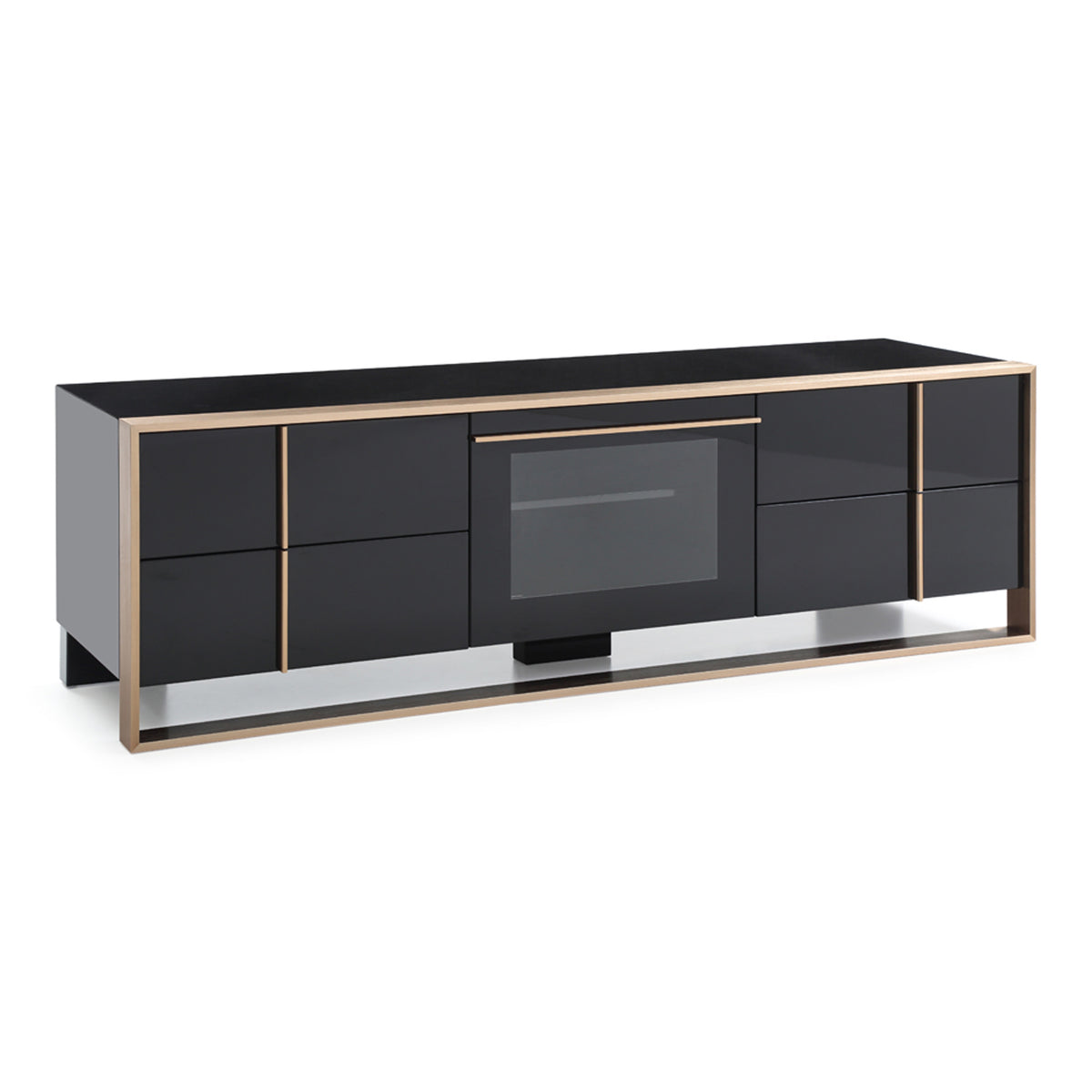 Cartier Modern Black & Rosegold TV Stand by VIG Furniture - View 8