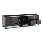 Cartier Modern Black & Rosegold TV Stand by VIG Furniture - View 10
