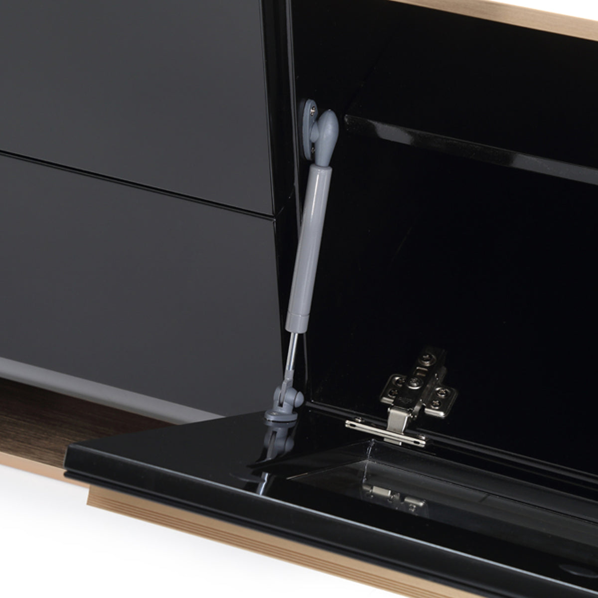 Cartier Modern Black & Rosegold TV Stand by VIG Furniture - View 12