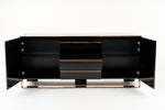 Cartier Modern Black & Rosegold Buffet by VIG Furniture - View 6