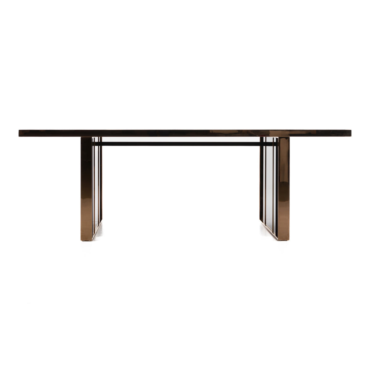 Cartier Modern Black & Rosegold Dining Table by VIG Furniture - View 1