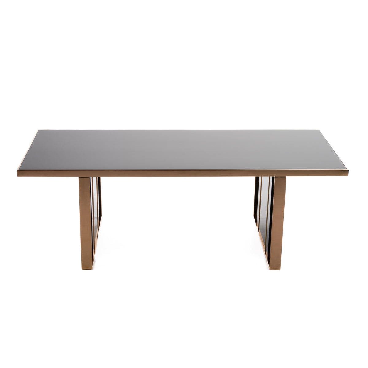 Cartier Modern Black & Rosegold Dining Table by VIG Furniture - View 7