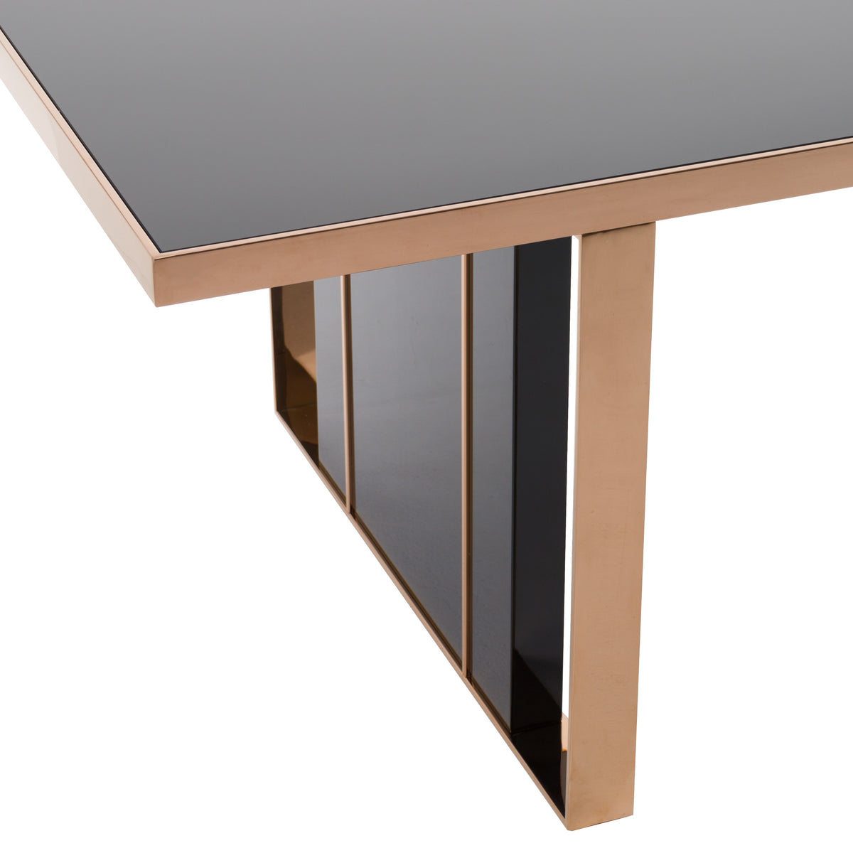 Cartier Modern Black & Rosegold Dining Table by VIG Furniture - View 10