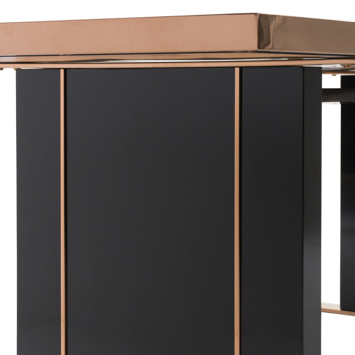 Cartier Modern Black & Rosegold Dining Table by VIG Furniture - View 14
