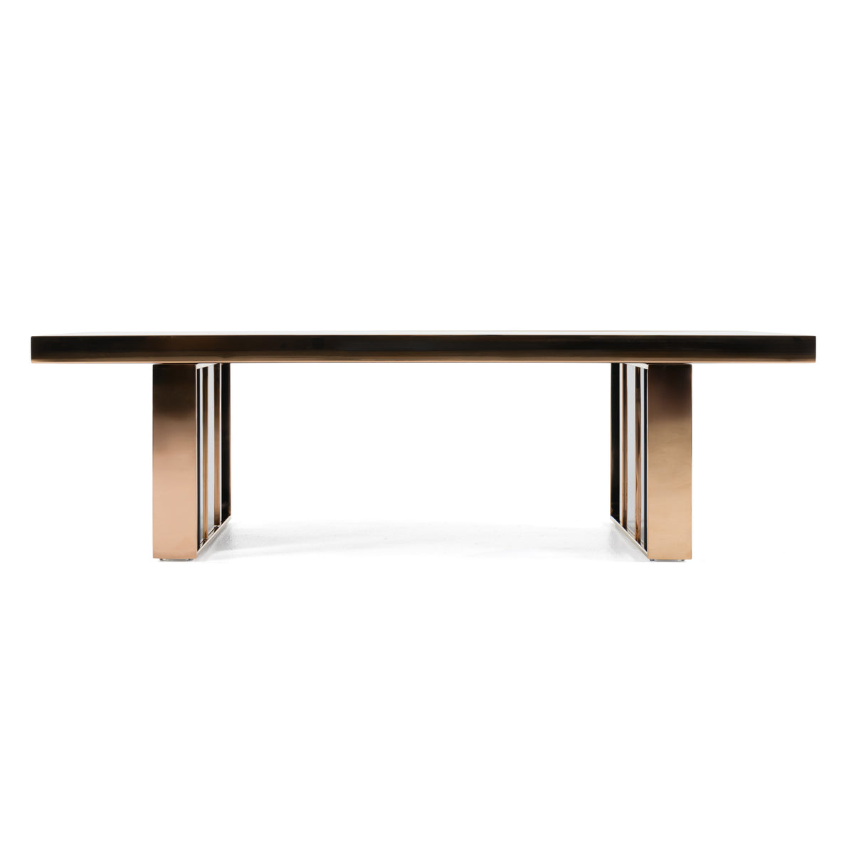 Cartier Modern Black & Rosegold Coffee Table by VIG Furniture - View 1