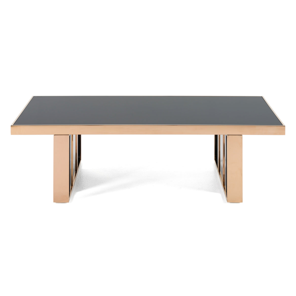 Cartier Modern Black & Rosegold Coffee Table by VIG Furniture - View 4