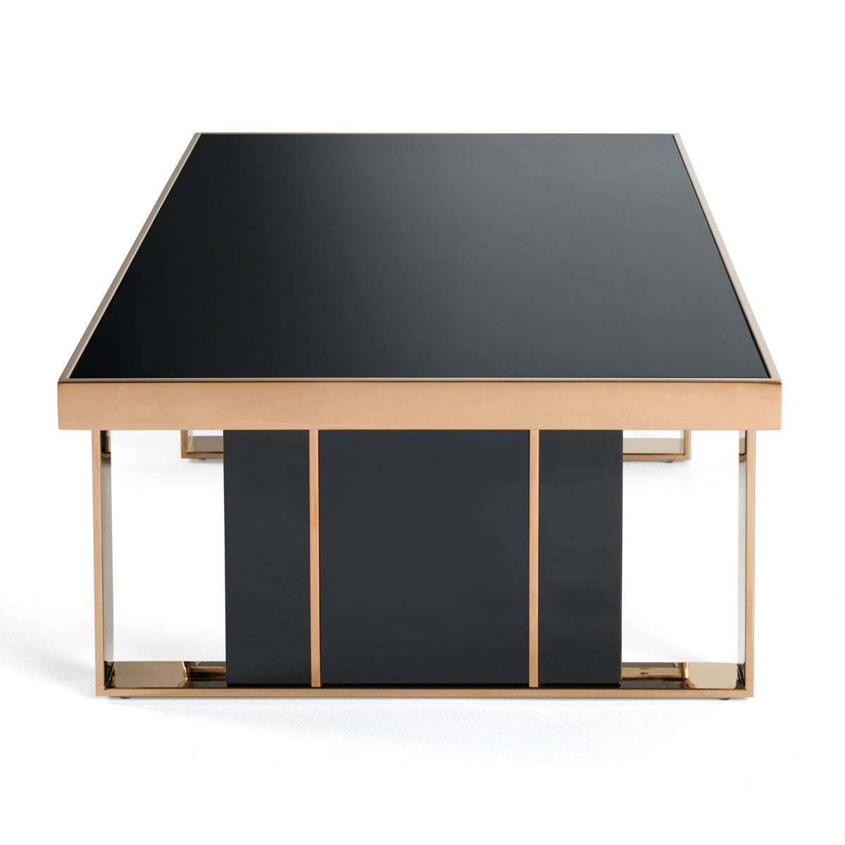 Cartier Modern Black & Rosegold Coffee Table by VIG Furniture - View 5