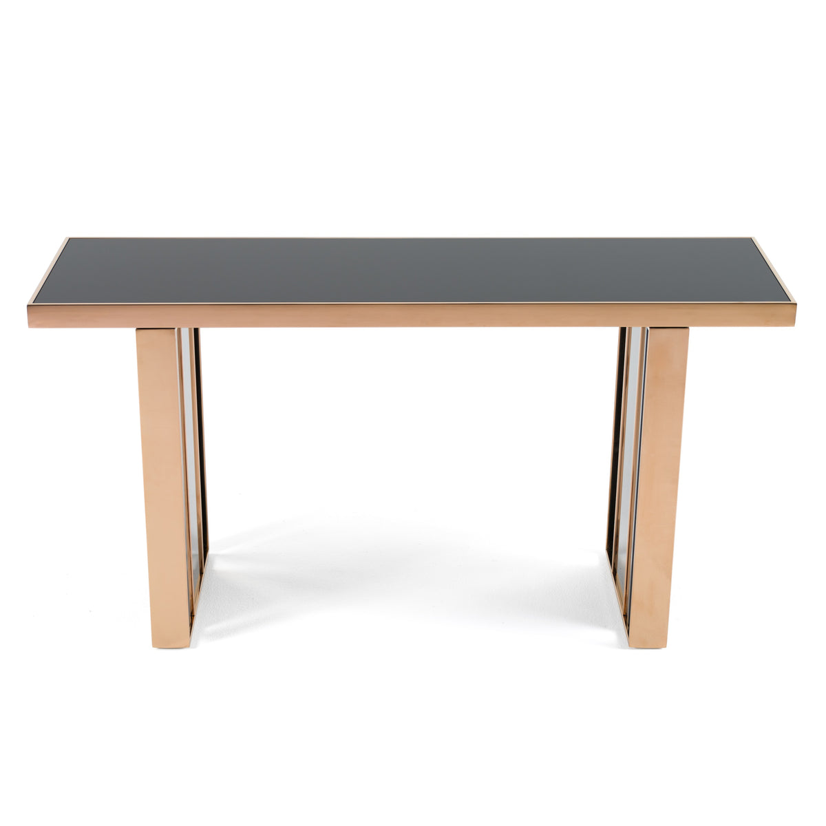 Cartier Modern Black & Rosegold Console Table by VIG Furniture - View 5