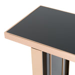 Cartier Modern Black & Rosegold Console Table by VIG Furniture - View 8