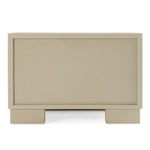 Cartier - Modern Beige Shagreen and Brushed Brass Nightstand by VIG Furniture - View 5