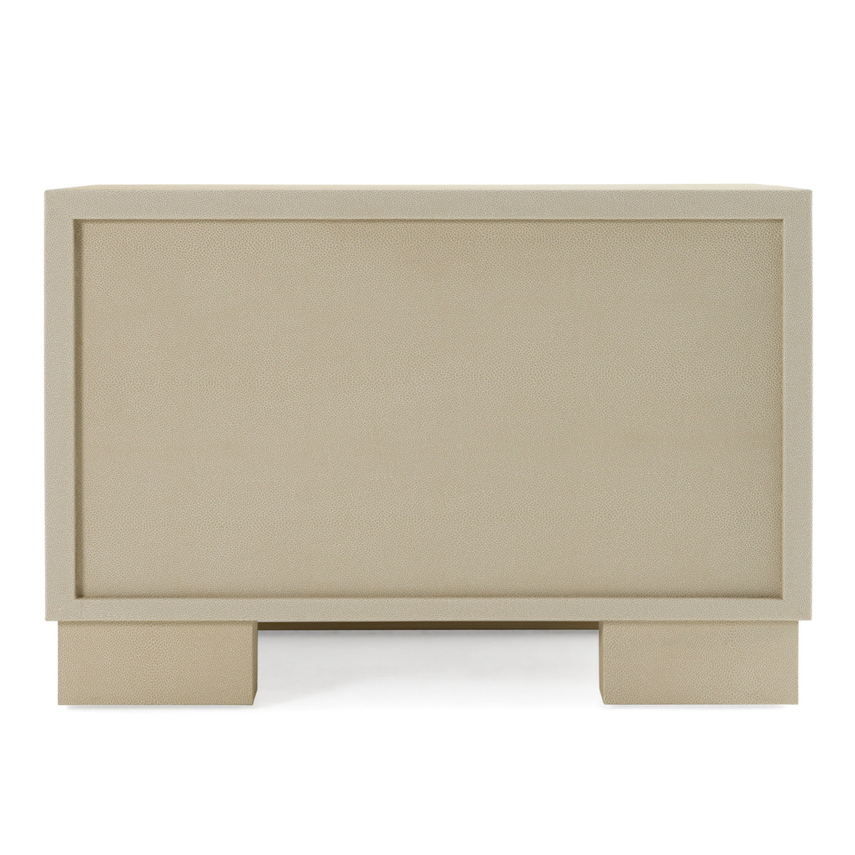 Cartier - Modern Beige Shagreen and Brushed Brass Nightstand by VIG Furniture - View 5