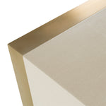 Cartier - Modern Beige Shagreen and Brushed Brass Dresser by VIG Furniture - View 9