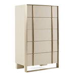 Cartier - Modern Beige Shagreen and Brushed Brass Chest by VIG Furniture - View 2