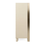 Cartier - Modern Beige Shagreen and Brushed Brass Chest by VIG Furniture - View 3