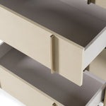 Cartier - Modern Beige Shagreen and Brushed Brass Chest by VIG Furniture - View 5