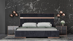 Cartier - Queen Modern Black + Rose Gold Bed + Nightstands by VIG Furniture - View 1
