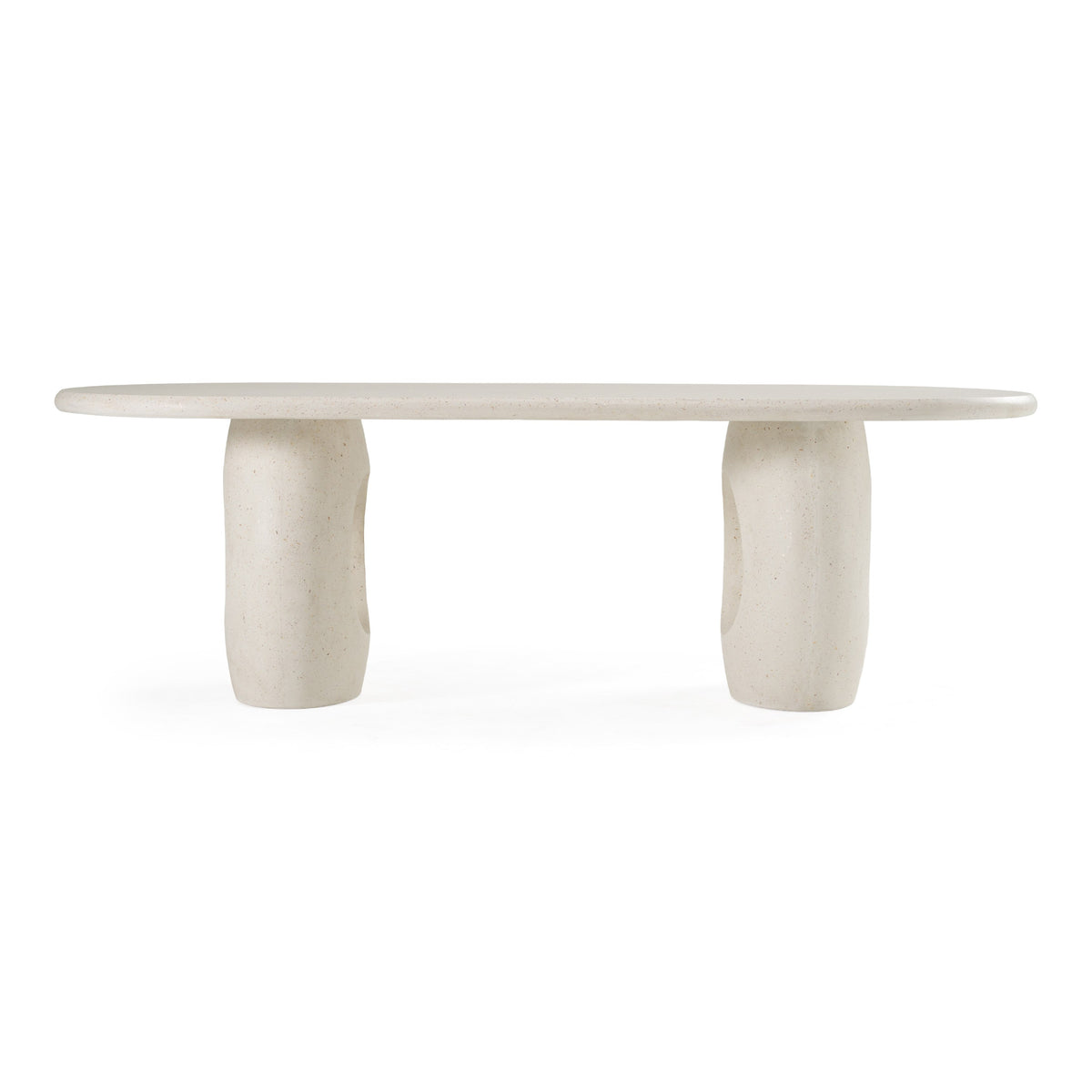 Carville - Modern Terrazzo Concrete Oval Dining Table by VIG Furniture - View 1