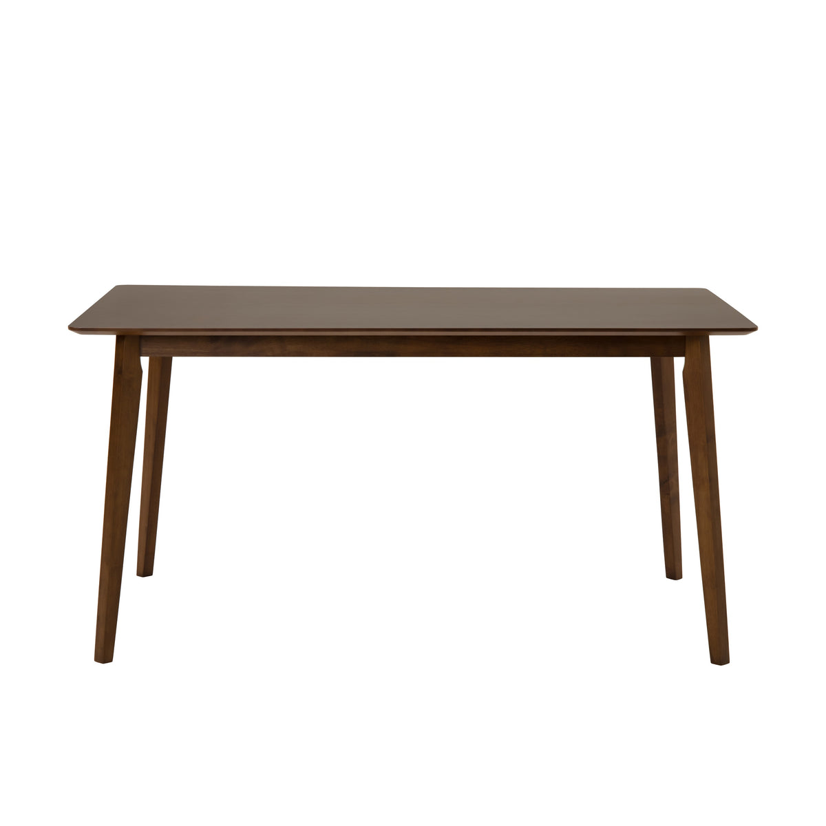 Castillo + Jordan - Modern Grey Fabric + Walnut 4-Piece Dining Set by VIG Furniture - View 2