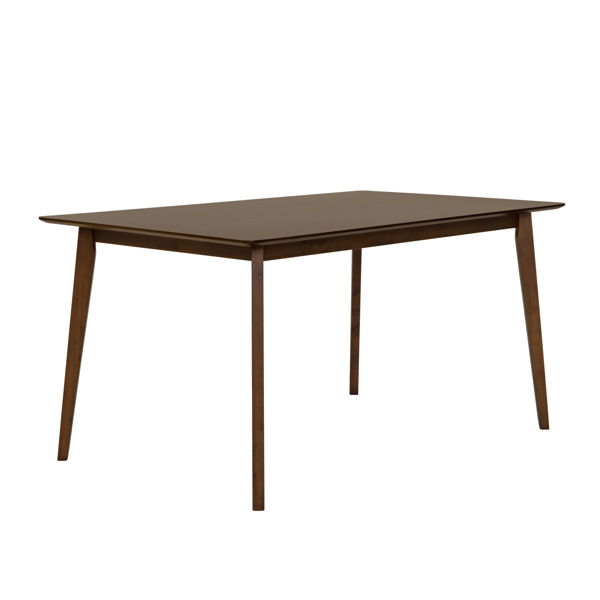 Castillo + Jordan - Modern Grey Fabric + Walnut 4-Piece Dining Set by VIG Furniture - View 3