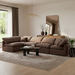 Indulge - Velvet 5 Piece Modular Sectional