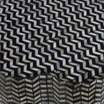 Mother Of Pearl Shell Side Table - Truffle