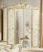 Leonardo - 4 Door Wardrobe - Beige