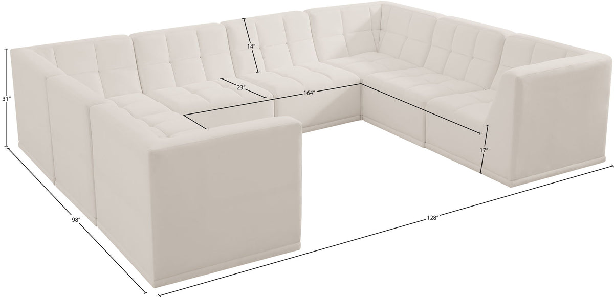 Relax - 8 Piece Modular Sectional