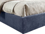 Adam - Chenille Fabric Bed With 89" Headboard