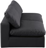 Comfy - Faux Leather Modular Armless Sofa 2 Seats