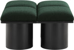 Pavilion - 4 Piece Modular Bench With Black Base