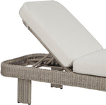 Sandbay - Olefin Water Resistant Fabric And Wicker Outdoor Patio Lounge Chair
