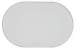 Melange - On The Bright Side Oval End Table - White