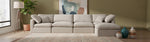 Indulge - Linen 5 Piece Modular Sectional With Chaise