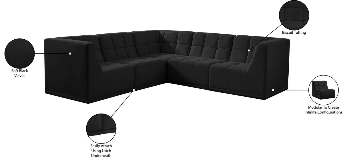 Relax - 5 Piece Modular Sectional