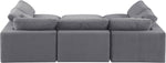 Comfy - 6 Piece Velvet Sectional