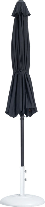 Fiji - Aluminum Patio Umbrella With Round White And Black Base