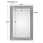 Leiston - Metallic Mirror - Silver