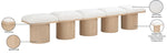 Pavilion - 5 Piece Modular Bench With Natural Base