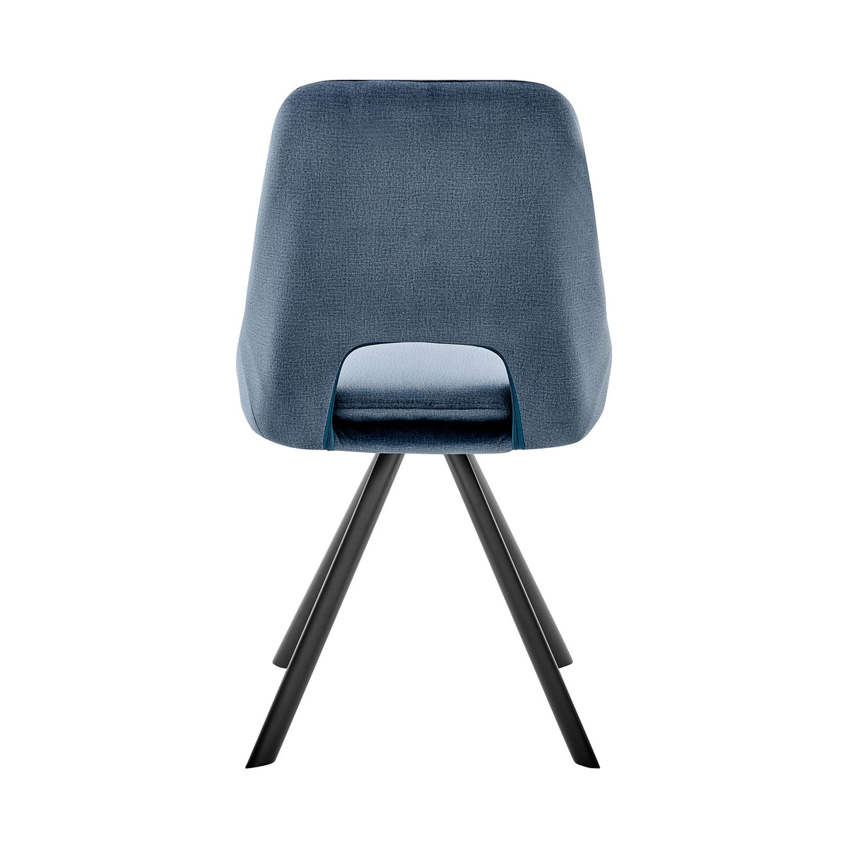 Lexi - Dining Room Accent Chair (Set of 4) - Blue Velvet / Black