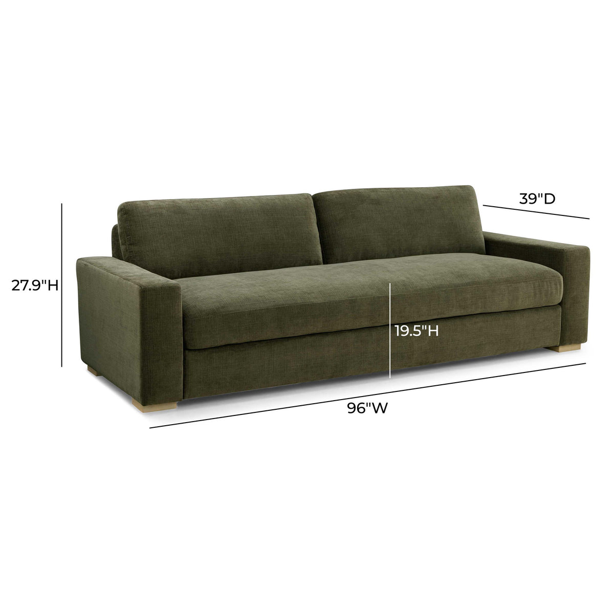 Beckham - Upcycled Chenille Sofa