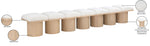 Pavilion - 7 Piece Modular Bench With Natural Base
