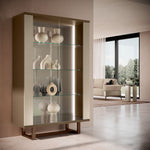 Linea - 2 Door China - Light Beige / Brown