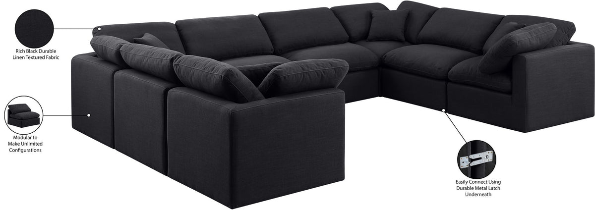 Indulge - Linen 8 Piece Modular Sectional