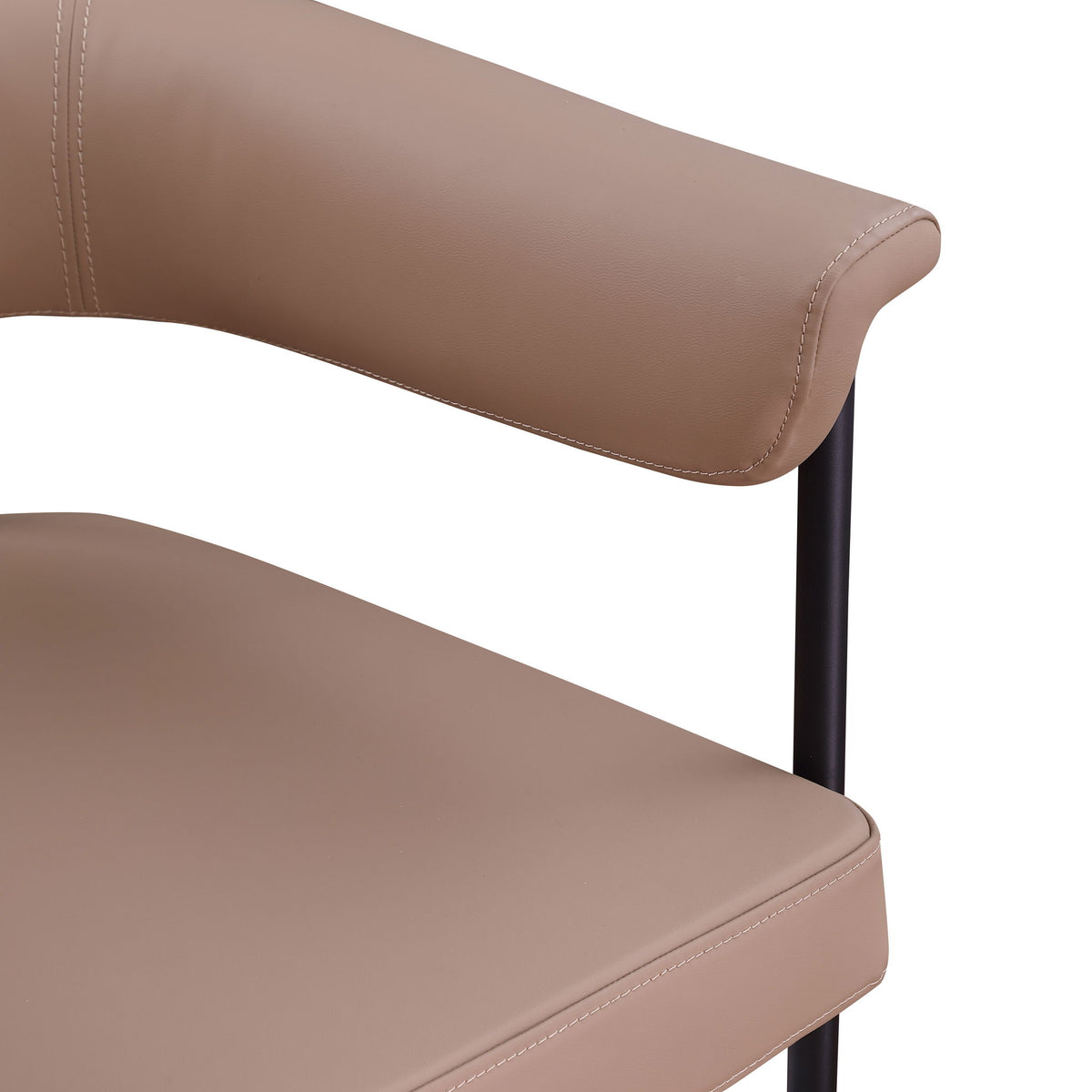 Malin - Faux Leather Dining Chair (Set of 2) - Tan