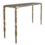 Lava - Console Table - Black / Brass