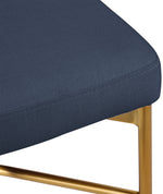 Rivage - Durable Stool With Gold Frame (Set of 2)
