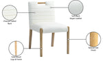 Aimee - Dining Side Chair (Set of 2) - Light Brown Legs